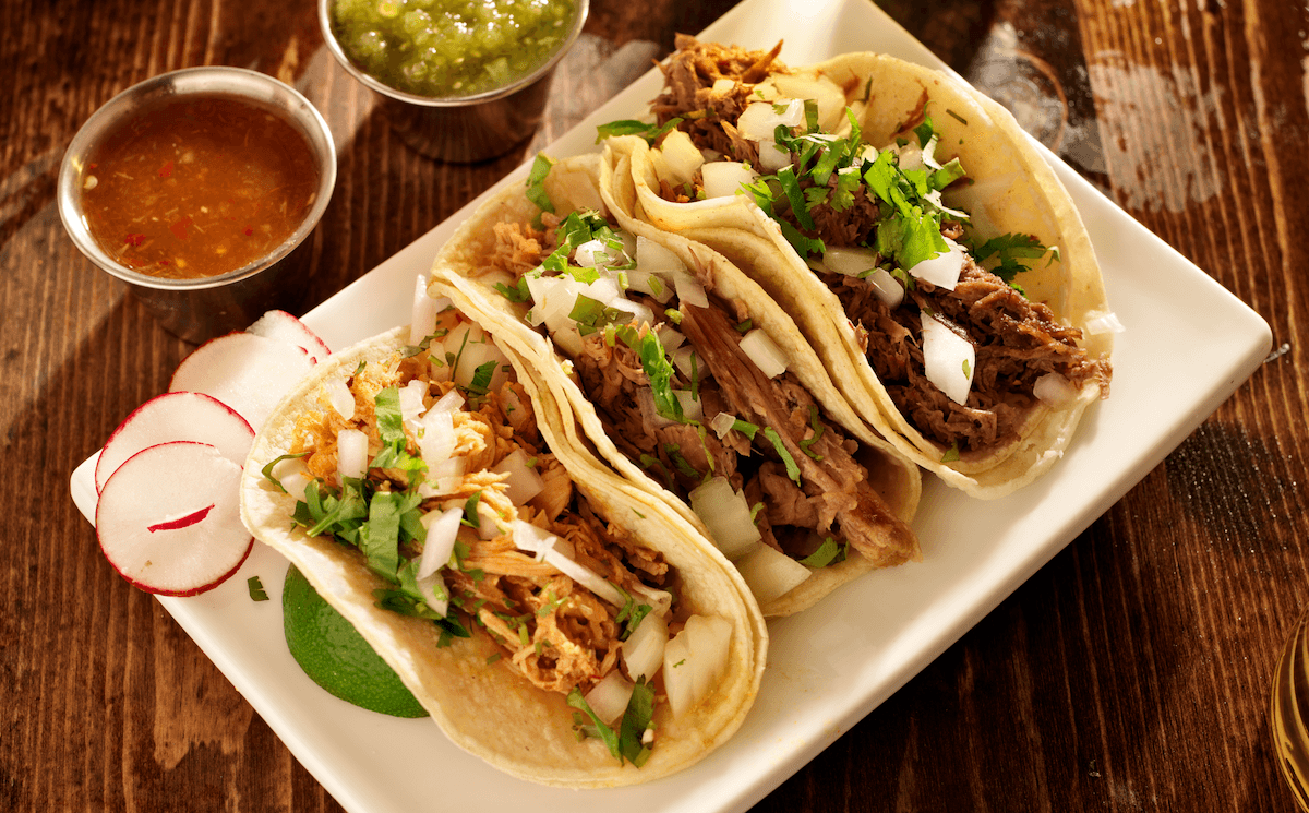 3 delicious tacos